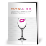 cover and inside pages of a women and alcohol health information booklet